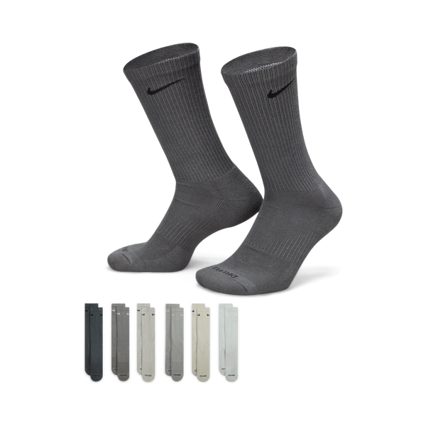 Nike Everyday Plus Cushioned Training Crew Socks 6-Pack