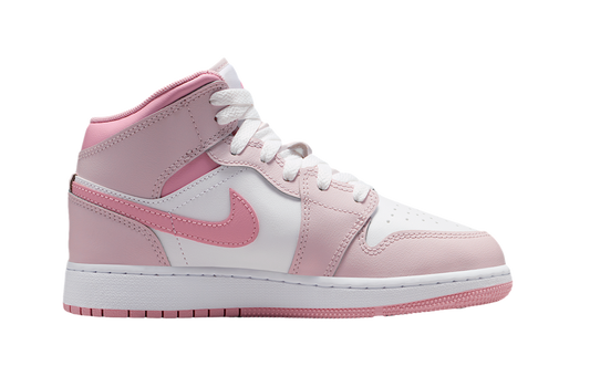Jordan 1 Mid Pearl Pink White (GS)