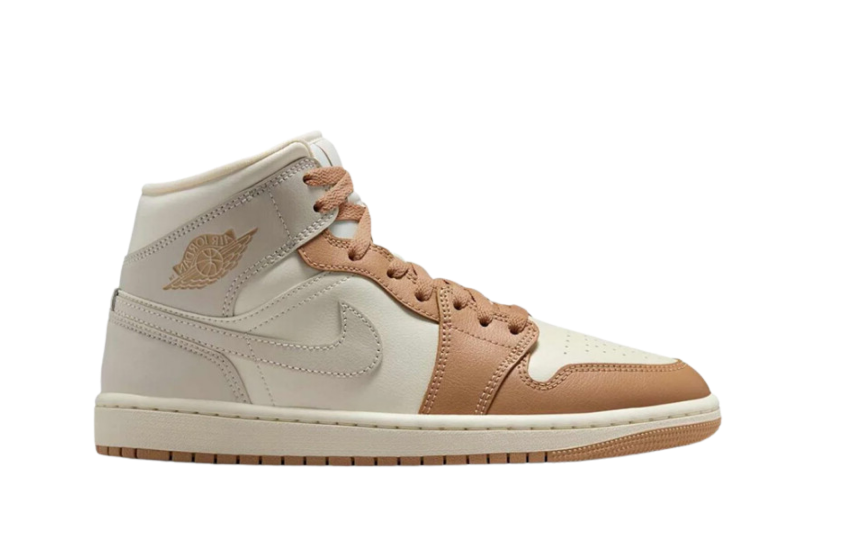 Jordan 1 Mid Tan Toe (Women's)