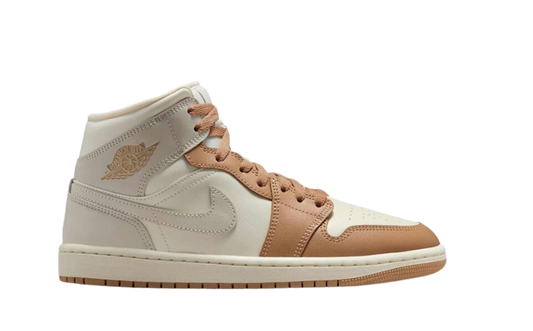 Jordan 1 Mid Tan Toe (Women's)