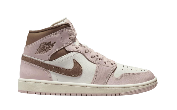 Jordan 1 Mid Pink Oxford Brown (Women's)