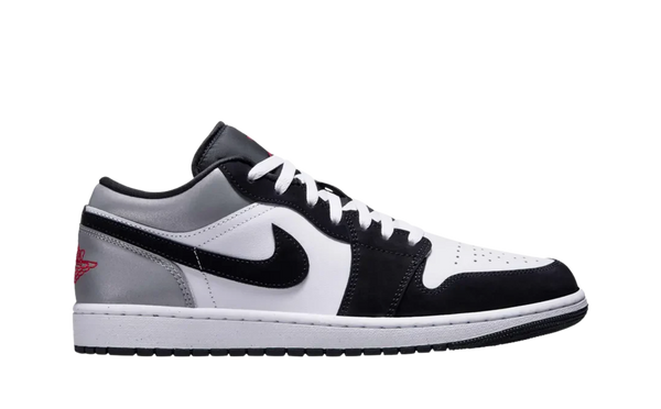 Jordan 1 Low White Fire Red Black Matte Silver