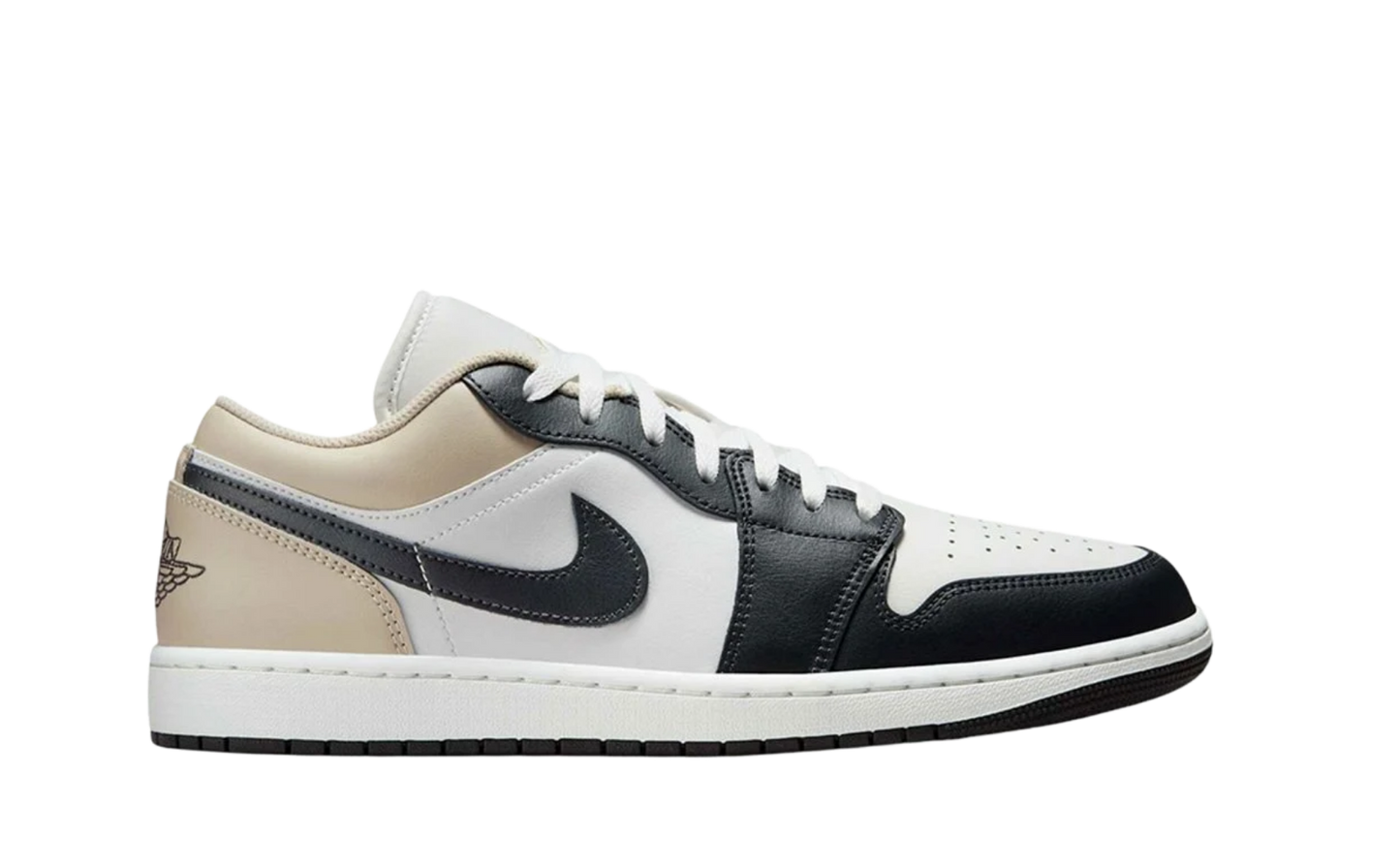 Jordan 1 Low White Black Beige (GS)