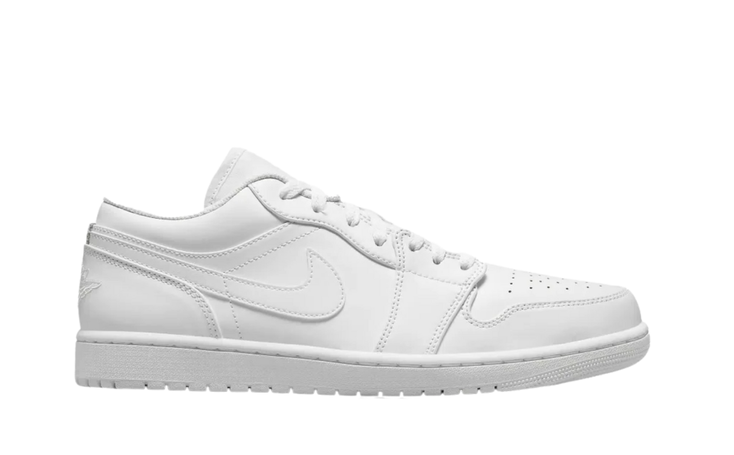 Jordan 1 Low Triple White (2022) (Women's)