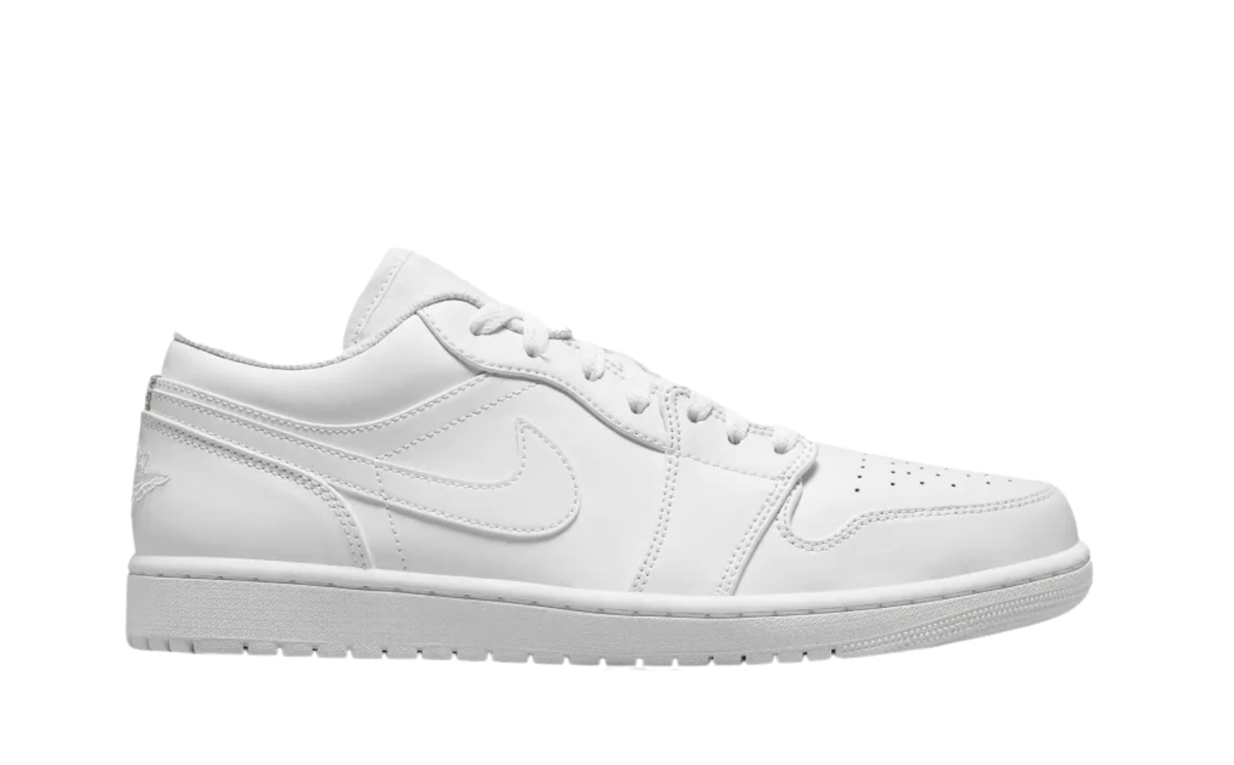 Jordan 1 Low Triple White (2022) (Women's)