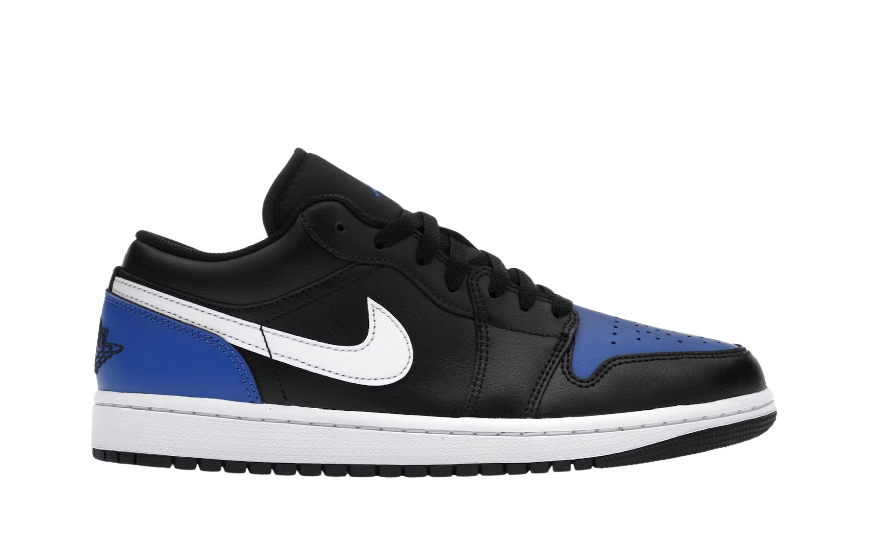 Jordan 1 Low Black Royal Toe