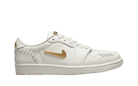 Jordan 1 Low Method of Make Sail Metallic Gold (Women's)