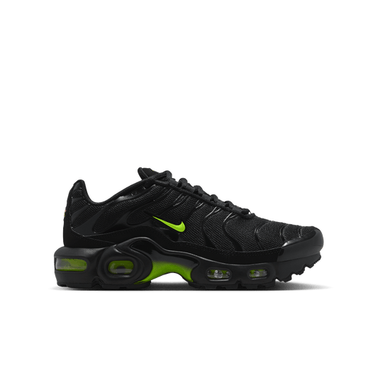 Nike Air Max Plus Older Kids' Shoes Black/Black/Volt Ice