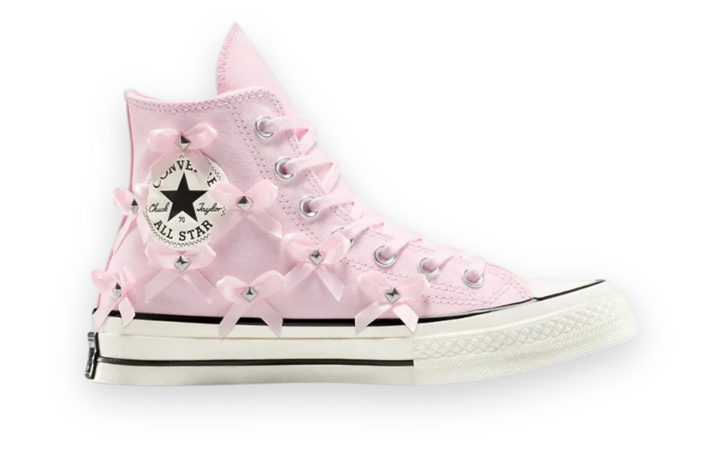 Converse Chuck 70 Hi Bow Studded Pink Frosting (Women's)