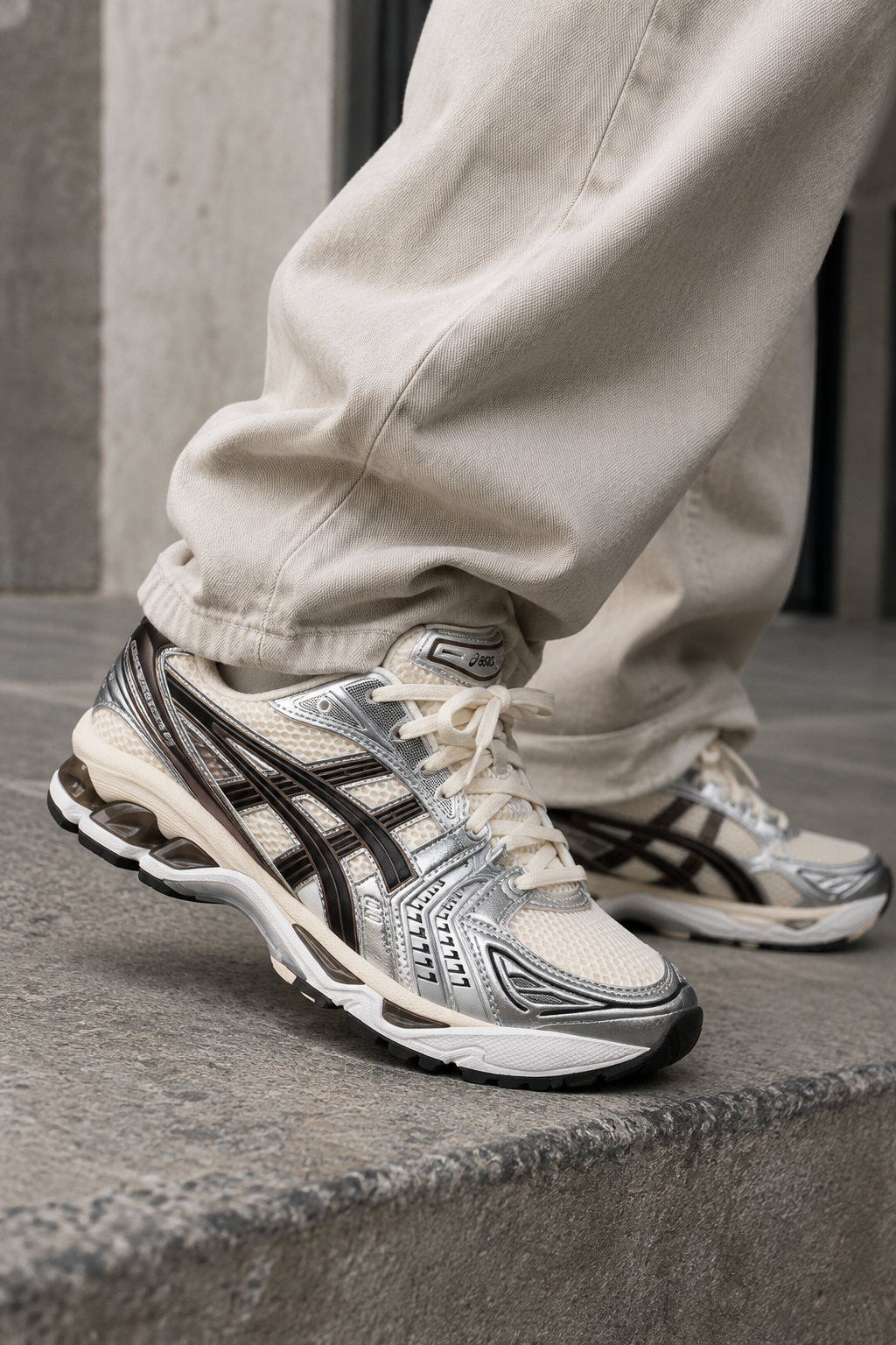 ASICS Gel-Kayano 14 Cream Black Metallic Plum