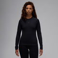 Jordan Sport Women's Long-Sleeve Bodycon Top Black