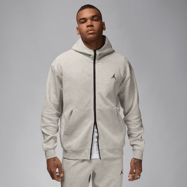 Jordan Sport Hoop Fleece Men's Dri-FIT Full-Zip Hoodie Grey Heather/Black