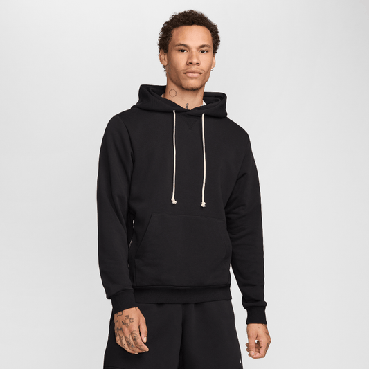 Nike Standard Issue Men's Dri-FIT Pullover Basketball Hoodie Black/Pale Ivory
