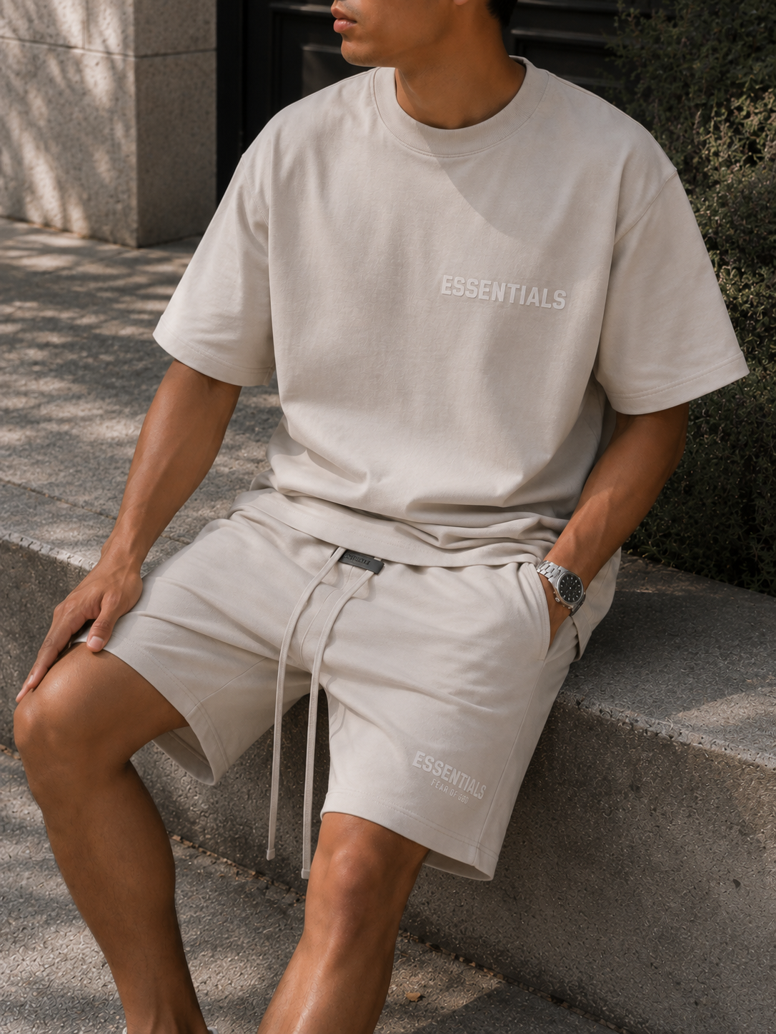 Fear of God Essentials 'smoke' summer set