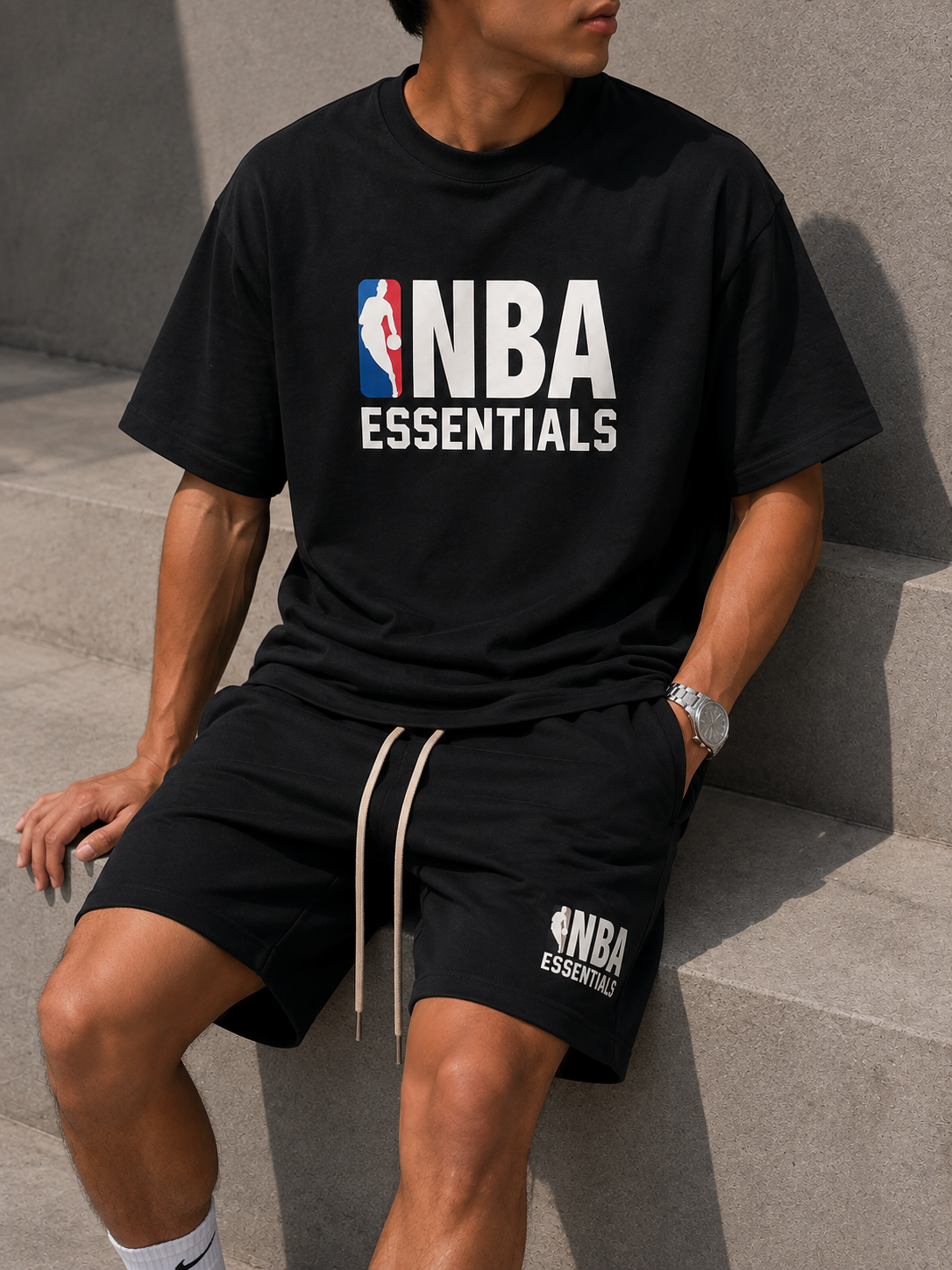 Fear of God Essentials x NBA 'Black' summer set