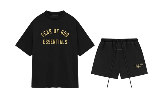 Fear of God Essentials Summer Set FW24 Black Yellow