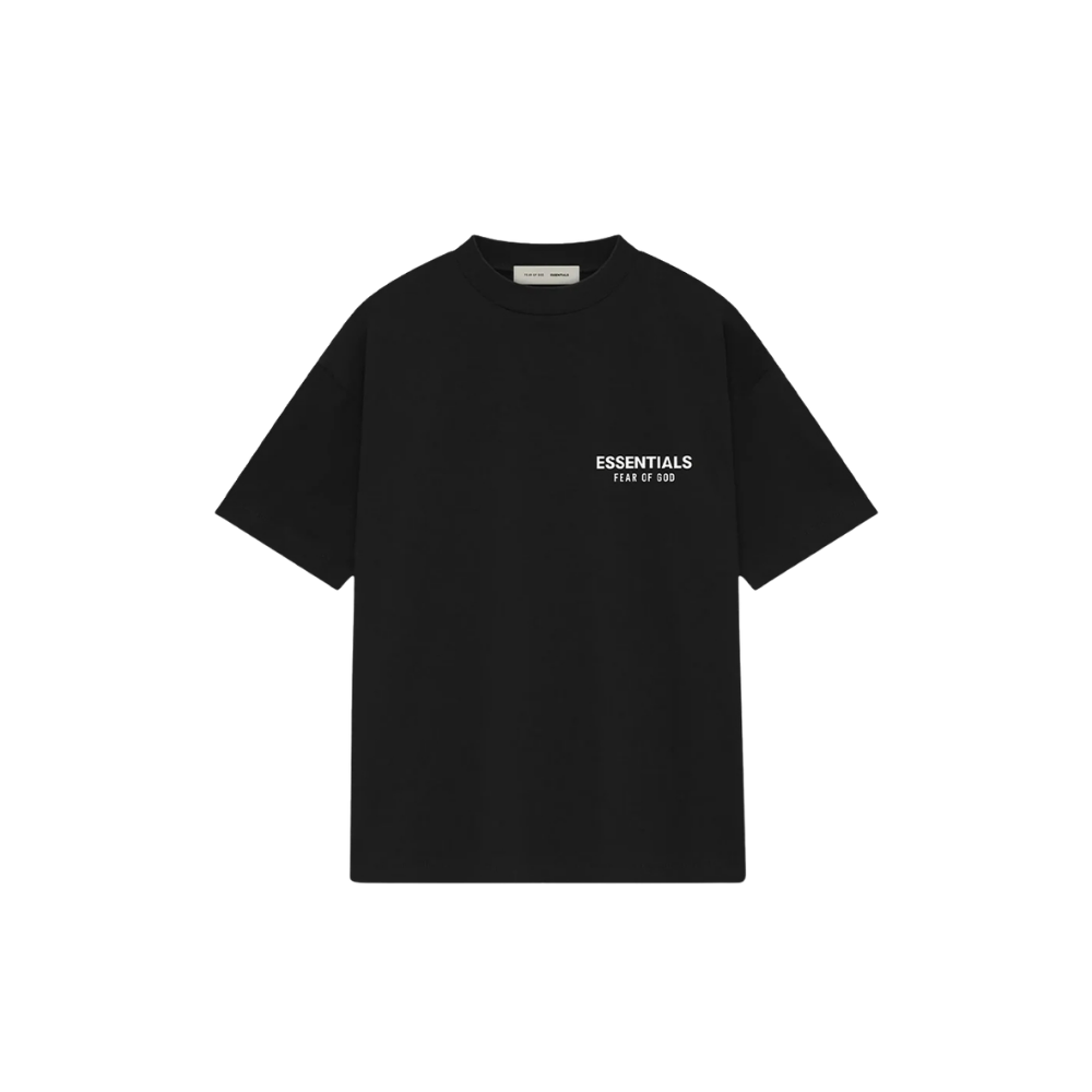 Fear of God Essentials 'jet black' T-shirt