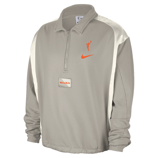 Team 13 Women's Nike WNBA Fleece Top College Grey/Phantom/Brilliant Orange