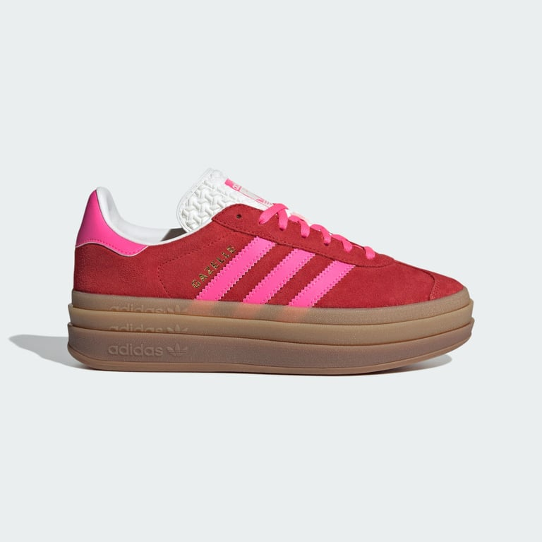 adidas Gazelle Bold Collegiate Red Lucid Pink (Women's)
