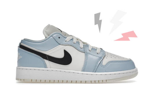 Jordan 1 Low Ice Blue Black