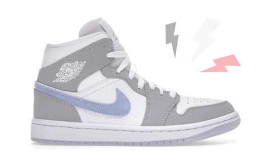 Jordan 1 Mid Wolf Grey Aluminum