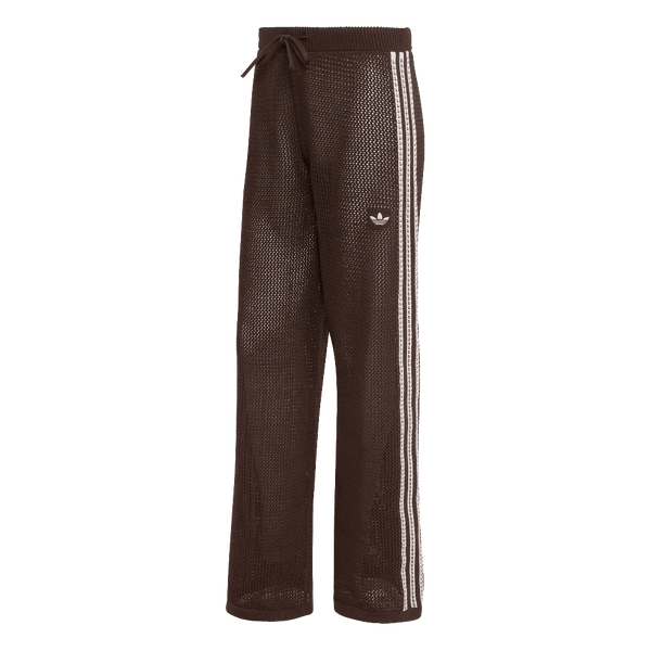 Adidas Knitted Crochet Firebird Track Pants Aurora Coffee
