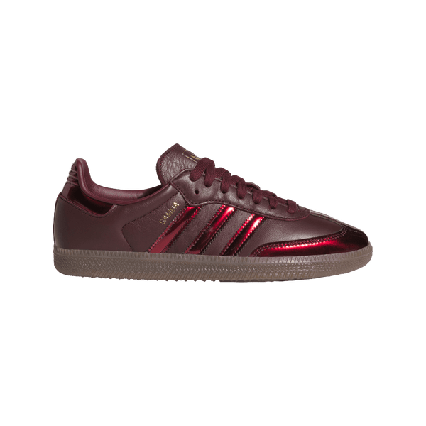adidas Samba OG Maroon Gold Metallic (Women's)