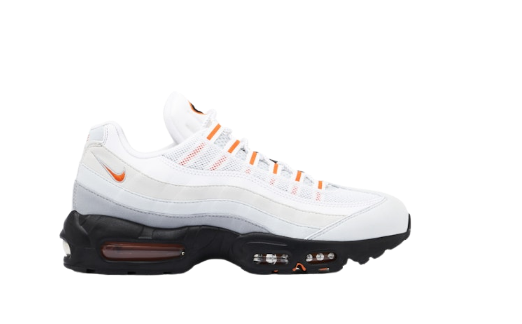 Nike Air Max 95 Wolf Grey Safety Orange Pure Platinum