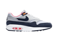 Nike Air Max 1 Pure Platinum Midnight Navy Racer Pink (Women's)