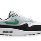 Nike Air Max 1 White Black Stadium Green FN6952-100 zijaanzicht",