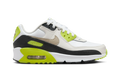 Nike Air Max 90 White Cyber Dark Smoke Grey Khaki (GS)