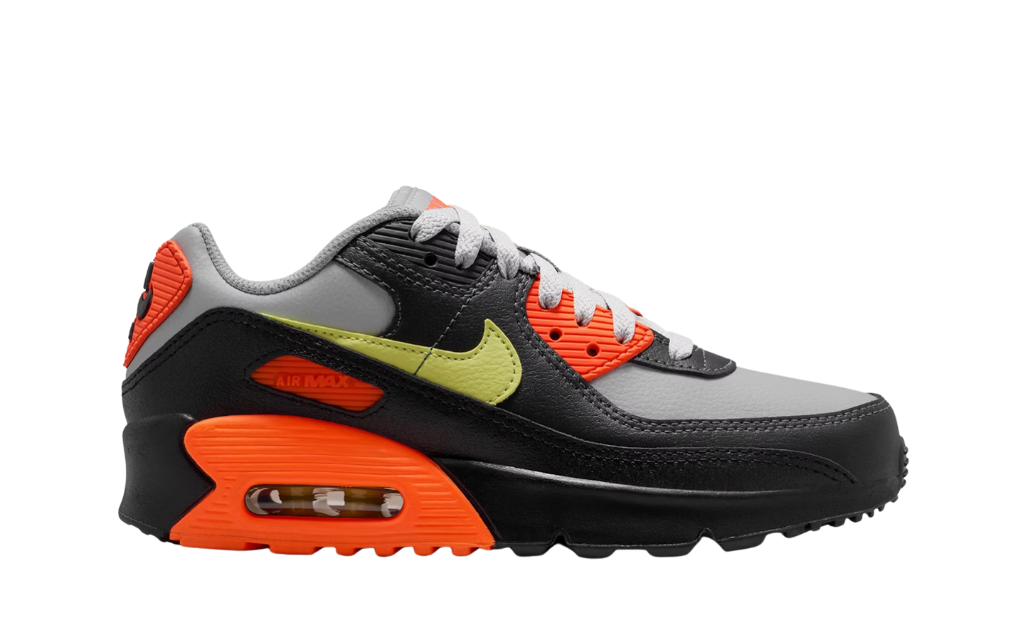 Nike Air Max 90 LTR Light Smoke Grey Hyper Crimson (GS)