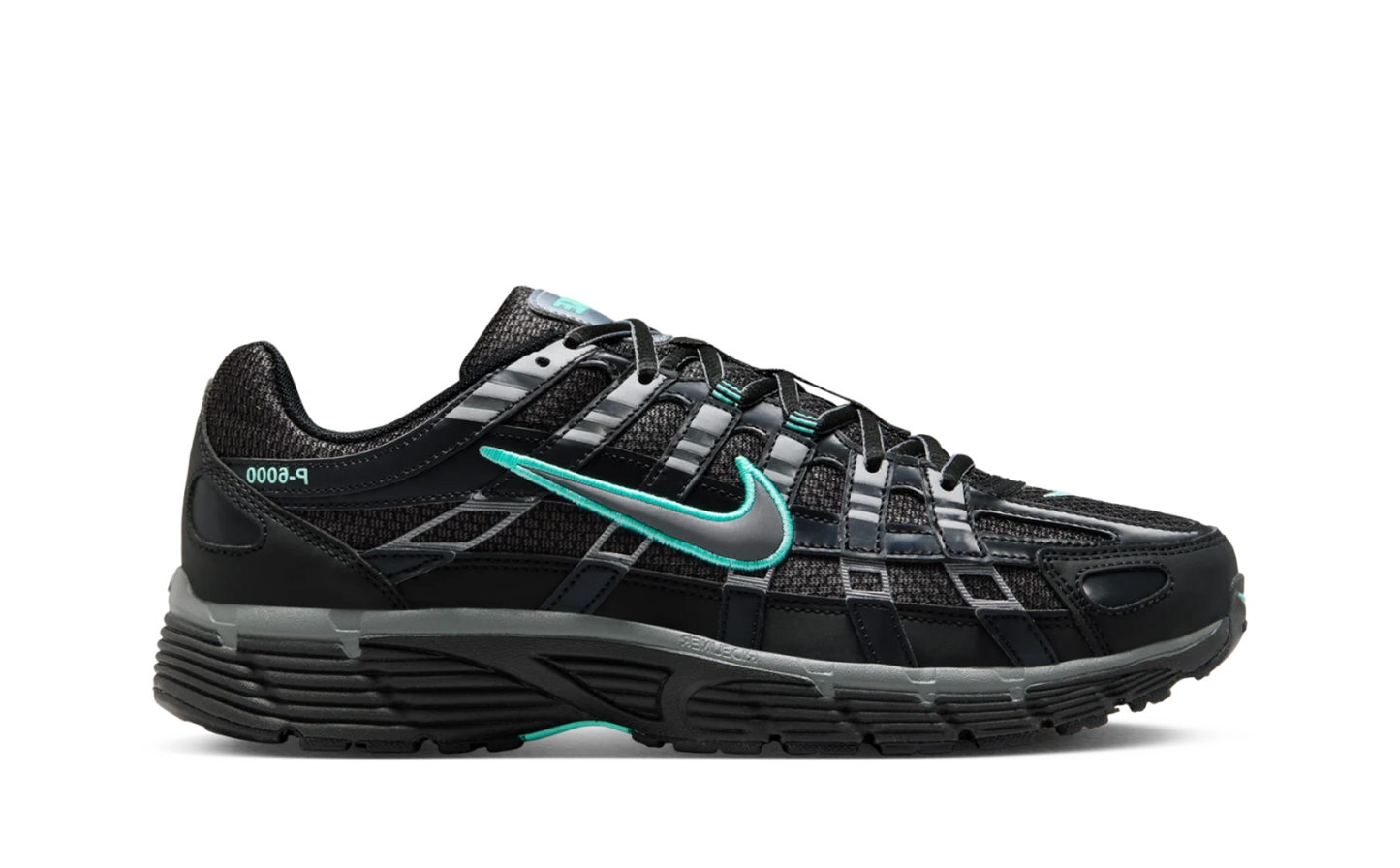Nike P-6000 Black Hyper Turquoise Cool Grey