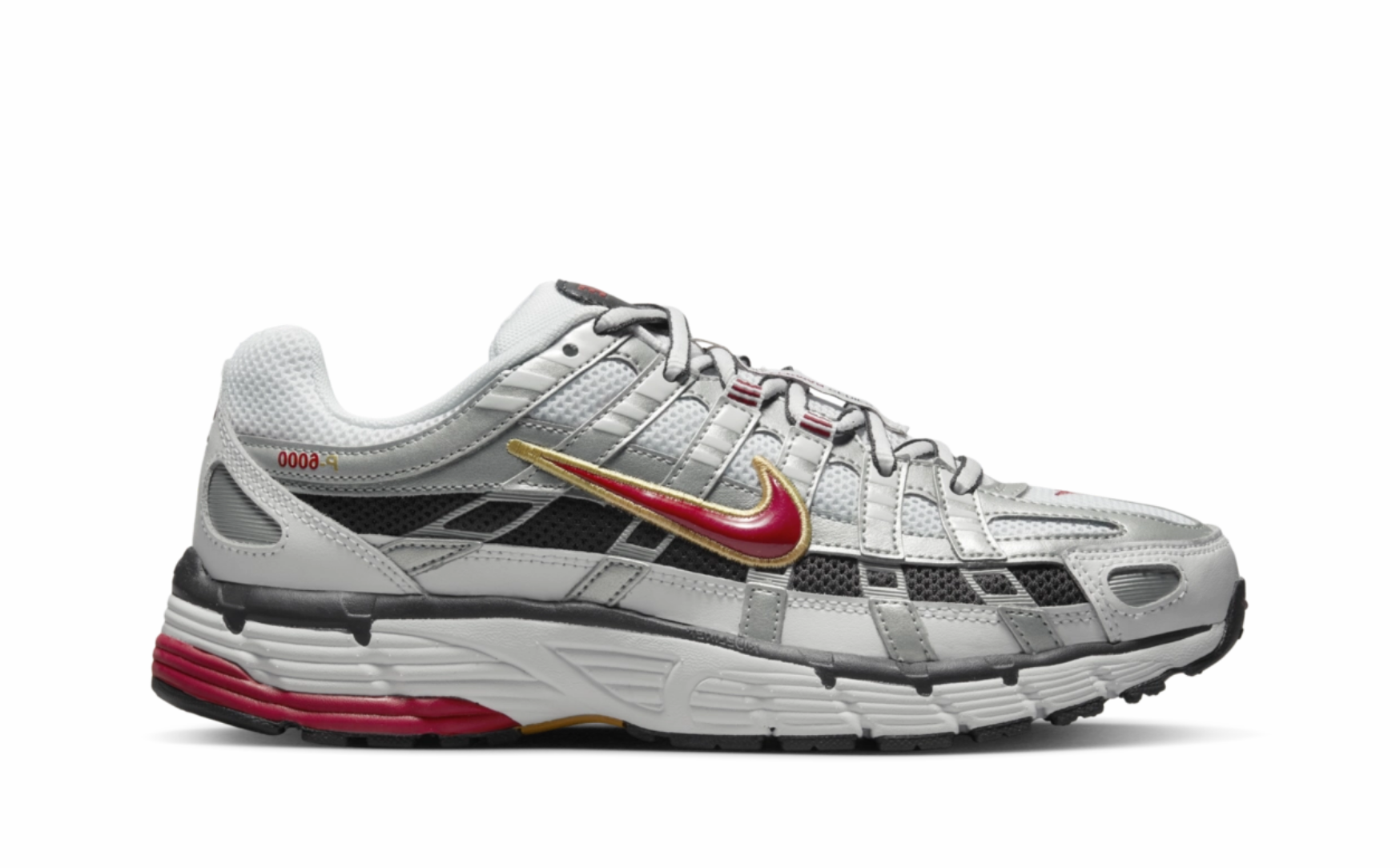 Nike P-6000 White Gold Red (Women's)