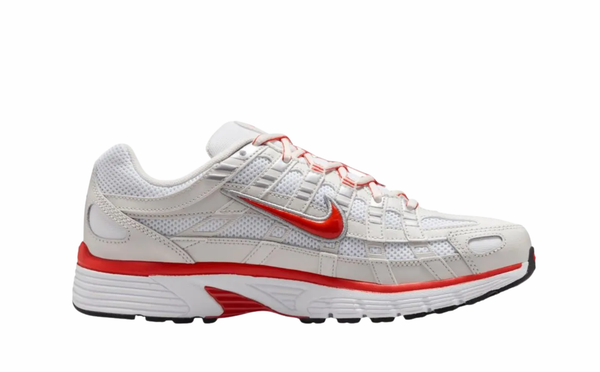Nike P-6000 White Platinum Tint Black Picante Red (Women's)