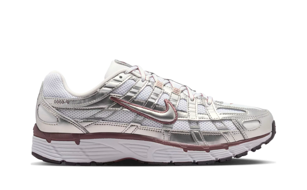 Nike P-6000 White Metallic Silver Tattoo (W)
