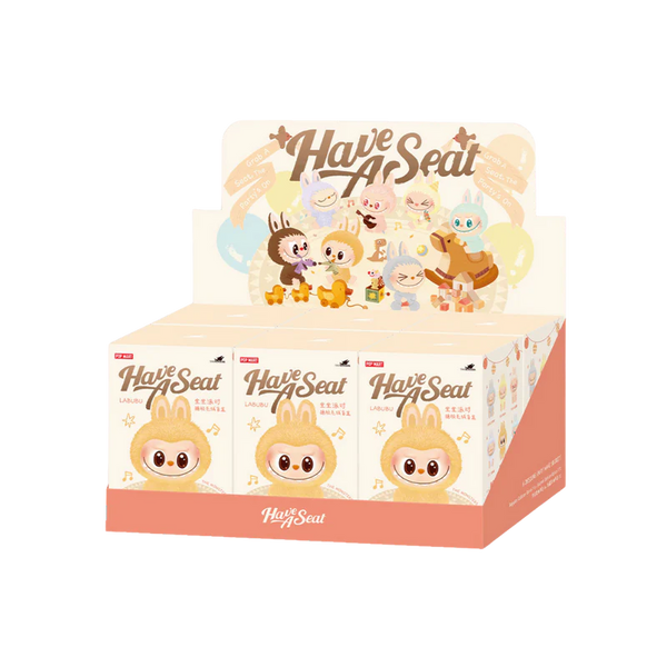 Pop Mart THE MONSTERS Labubu - Have a Seat Vinyl Plush Blind Box