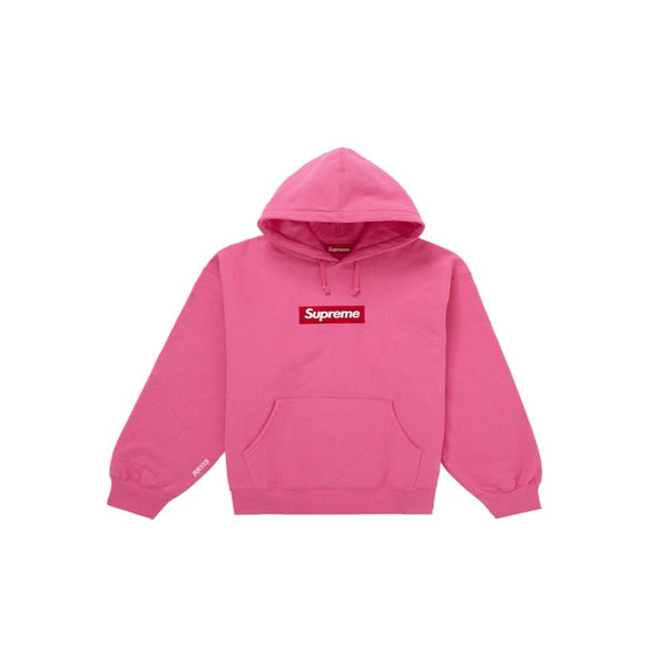 Supreme Box Logo Hooded Sweatshirt (FW25) Magenta