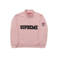 Supreme Shop Flag Half Zip Pullover Peach