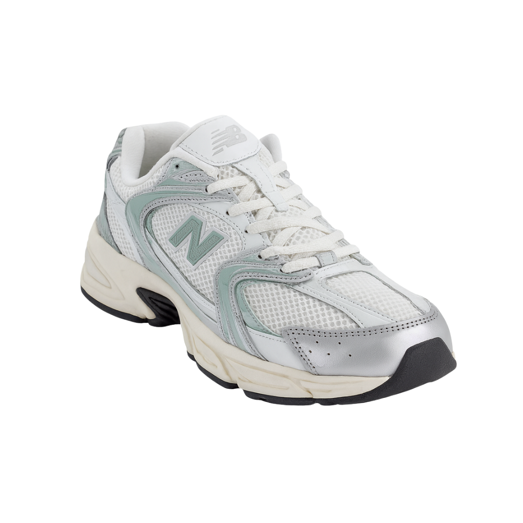 New Balance 530 Silver Metallic Mosaic Green