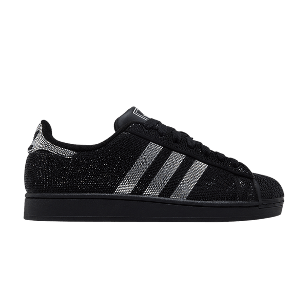 adidas Superstar II Rhinestone Black Silver (Women's)