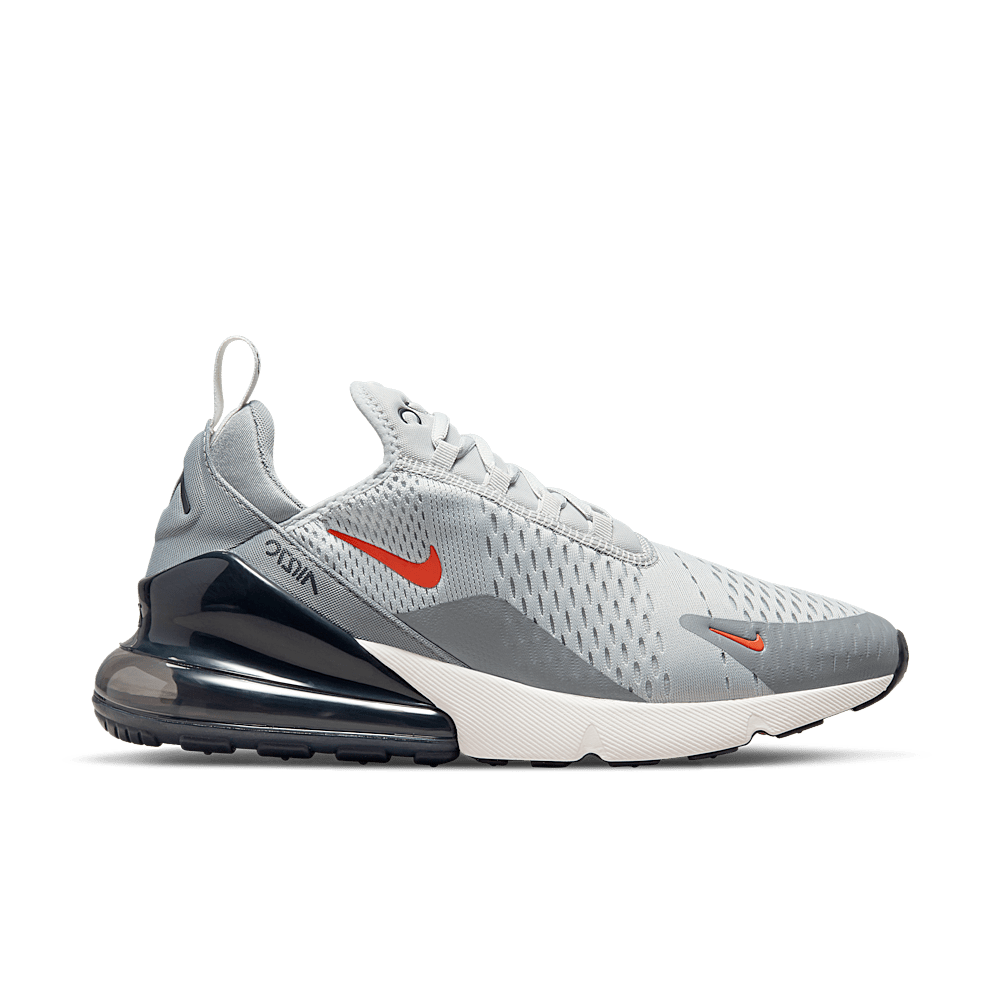 Nike Air Max 270 Grey Fog Team Orange Sail