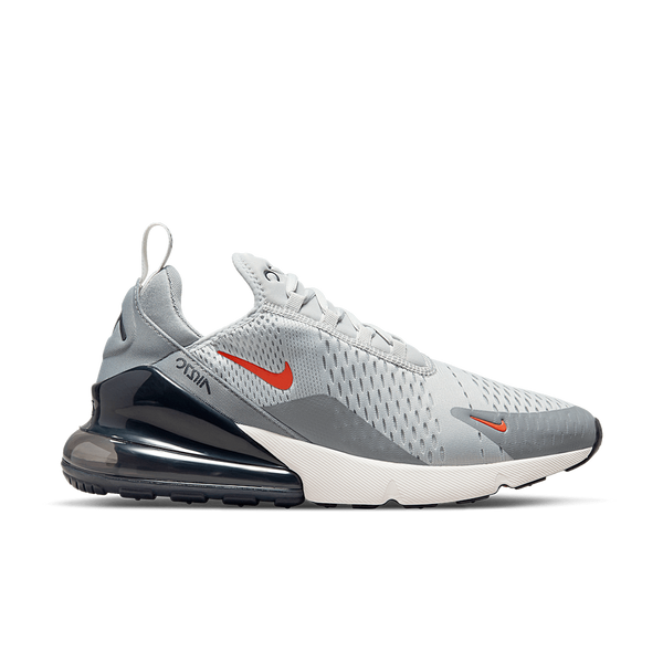 Nike Air Max 270 Grey Fog Team Orange Sail