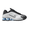 Nike Shox R4 Metallic Silver Black Psychic Blue