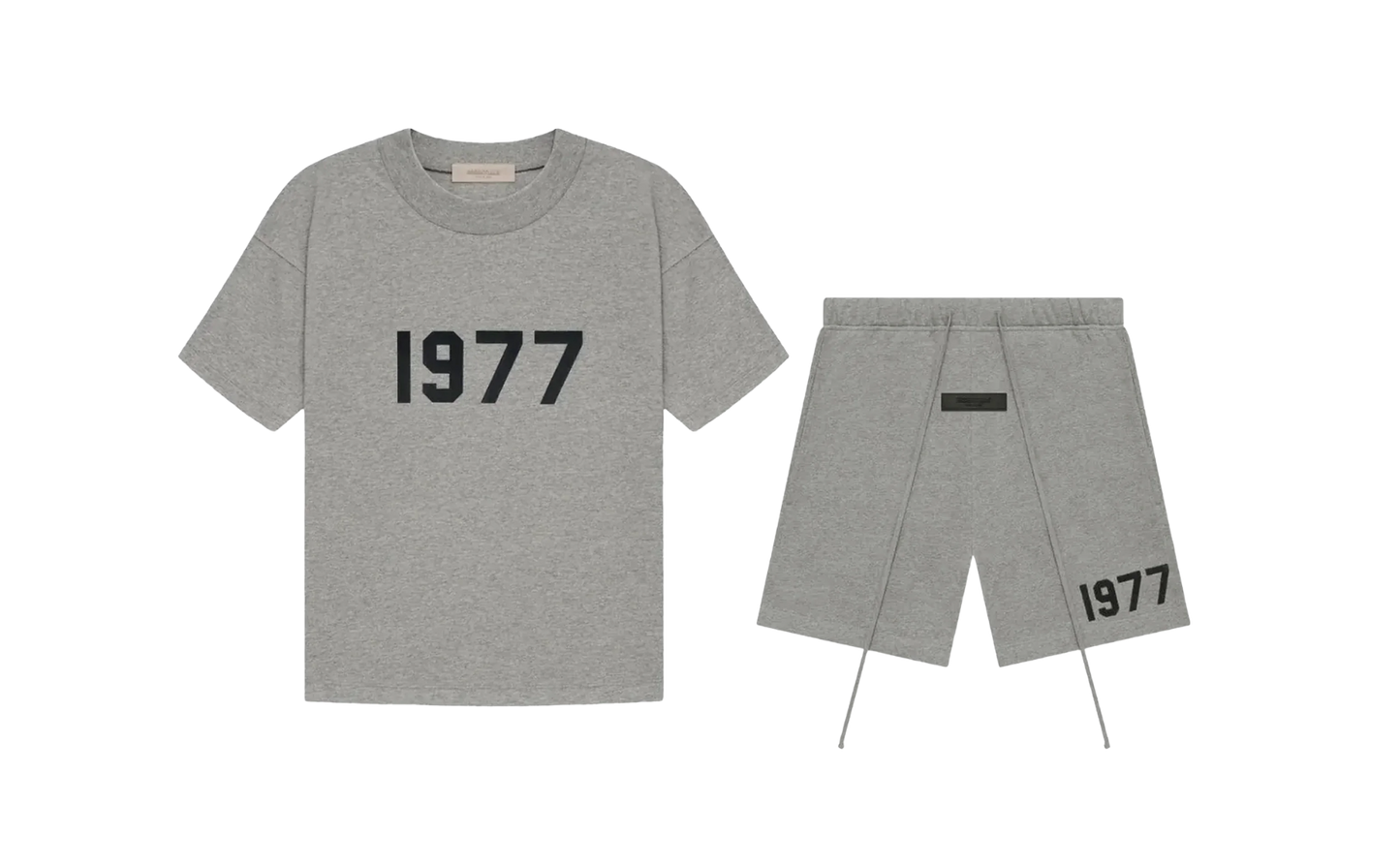Fear Of God Essentials 1977 'Grey Dark Oatmeal' summer set