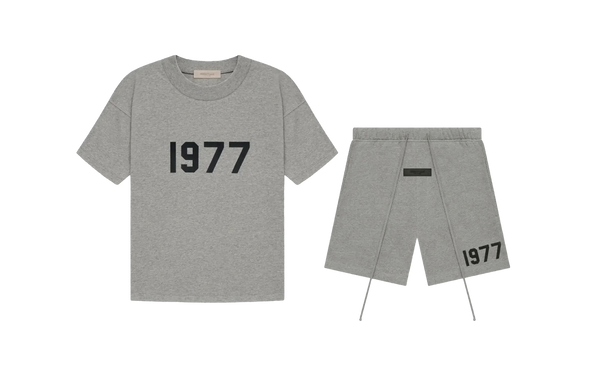 Fear Of God Essentials 1977 'Grey Dark Oatmeal' summer set