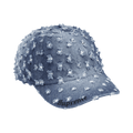 Supreme Hole Punch Rhinestone Denim 6-Panel 'Washed Indigo'