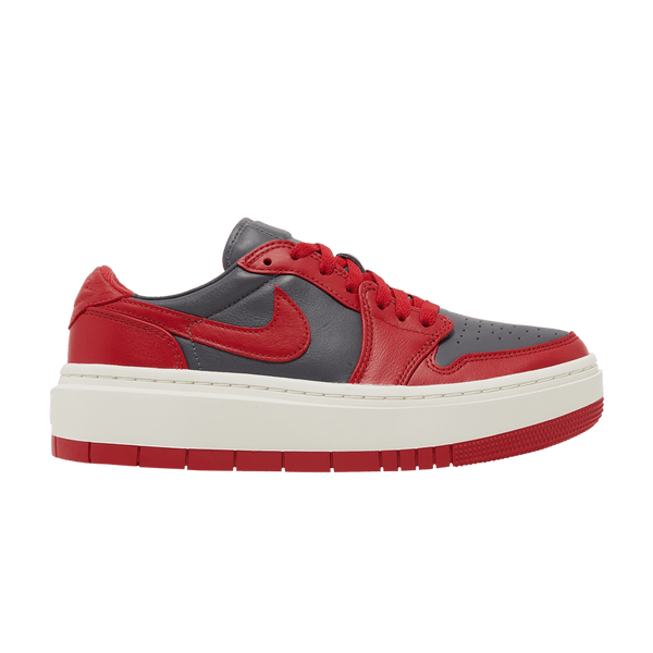 Jordan 1 Elevate Low Dark Grey Varsity Red (Women's)