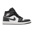 Jordan 1 Mid Black White Iron Grey
