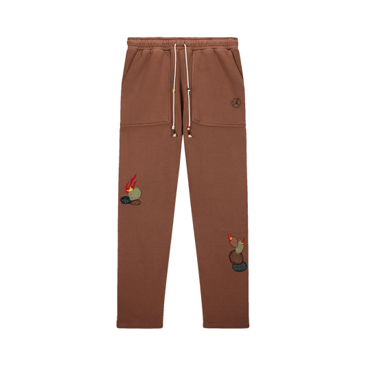Travis Scott x Jordan Fleece Pants Archaeo Brown
